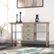 Angle Zoom. Simpli Home - Redmond SOLID WOOD 54 inch Wide Transitional Console Sofa Table in - Distressed Grey.