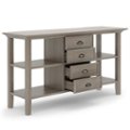 Alt View Zoom 14. Simpli Home - Redmond SOLID WOOD 54 inch Wide Transitional Console Sofa Table in - Distressed Grey.