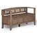 Angle. Simpli Home - Adams SOLID WOOD 48 inch Wide Contemporary Entryway Storage Bench in Rustic Natural Aged Brown - Rustic Natural Aged Brown.