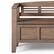 Alt View 14. Simpli Home - Adams SOLID WOOD 48 inch Wide Contemporary Entryway Storage Bench in Rustic Natural Aged Brown - Rustic Natural Aged Brown.