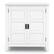 Front. Simpli Home - Burlington SOLID WOOD 30 inch Wide Transitional Low Storage Cabinet in White - White.