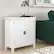 Alt View 11. Simpli Home - Burlington SOLID WOOD 30 inch Wide Transitional Low Storage Cabinet in White - White.