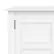 Alt View 13. Simpli Home - Burlington SOLID WOOD 30 inch Wide Transitional Low Storage Cabinet in White - White.