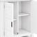 Alt View 14. Simpli Home - Burlington SOLID WOOD 30 inch Wide Transitional Low Storage Cabinet in White - White.