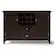 Front. Simpli Home - Bedford Sideboard Buffet and Wine Rack - Dark Chestnut Brown.