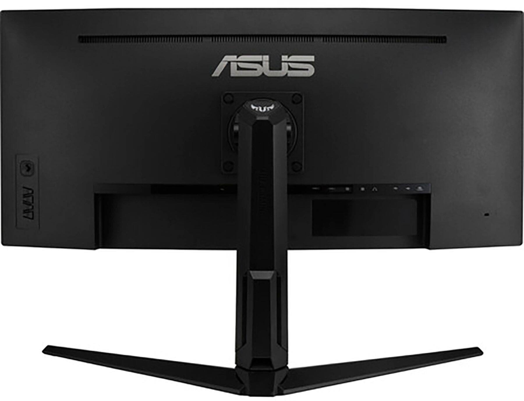 Alt View 1. ASUS - TUF Gaming 34"LCD Curved WQHD FreeSync Monitor (2 x HDMI 2.0 Input, 2 x DisplayPort 1.4 Input, 1 x USB Type-B Input) - Black.
