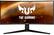 Front. ASUS - TUF Gaming 34"LCD Curved WQHD FreeSync Monitor (2 x HDMI 2.0 Input, 2 x DisplayPort 1.4 Input, 1 x USB Type-B Input) - Black.