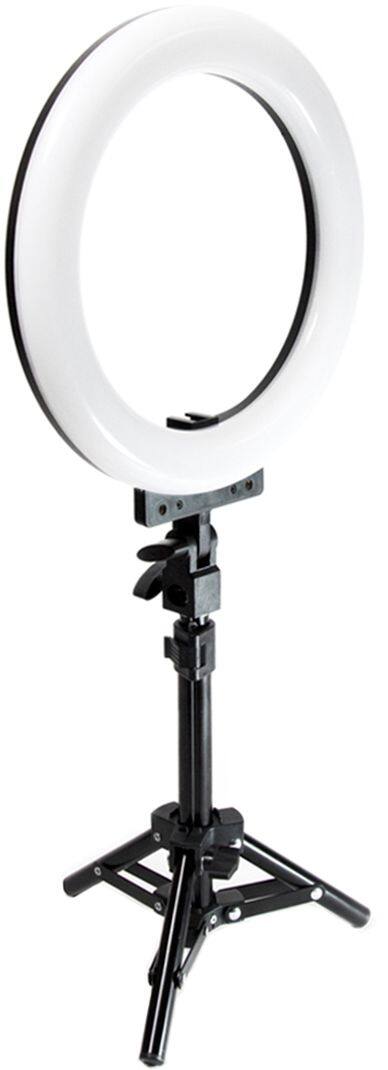 Alt View 11. Savage Universal - 12" RGB Tabletop Ring Light with Stand, Mirror, Phone Holder and Carry Bag - Black.