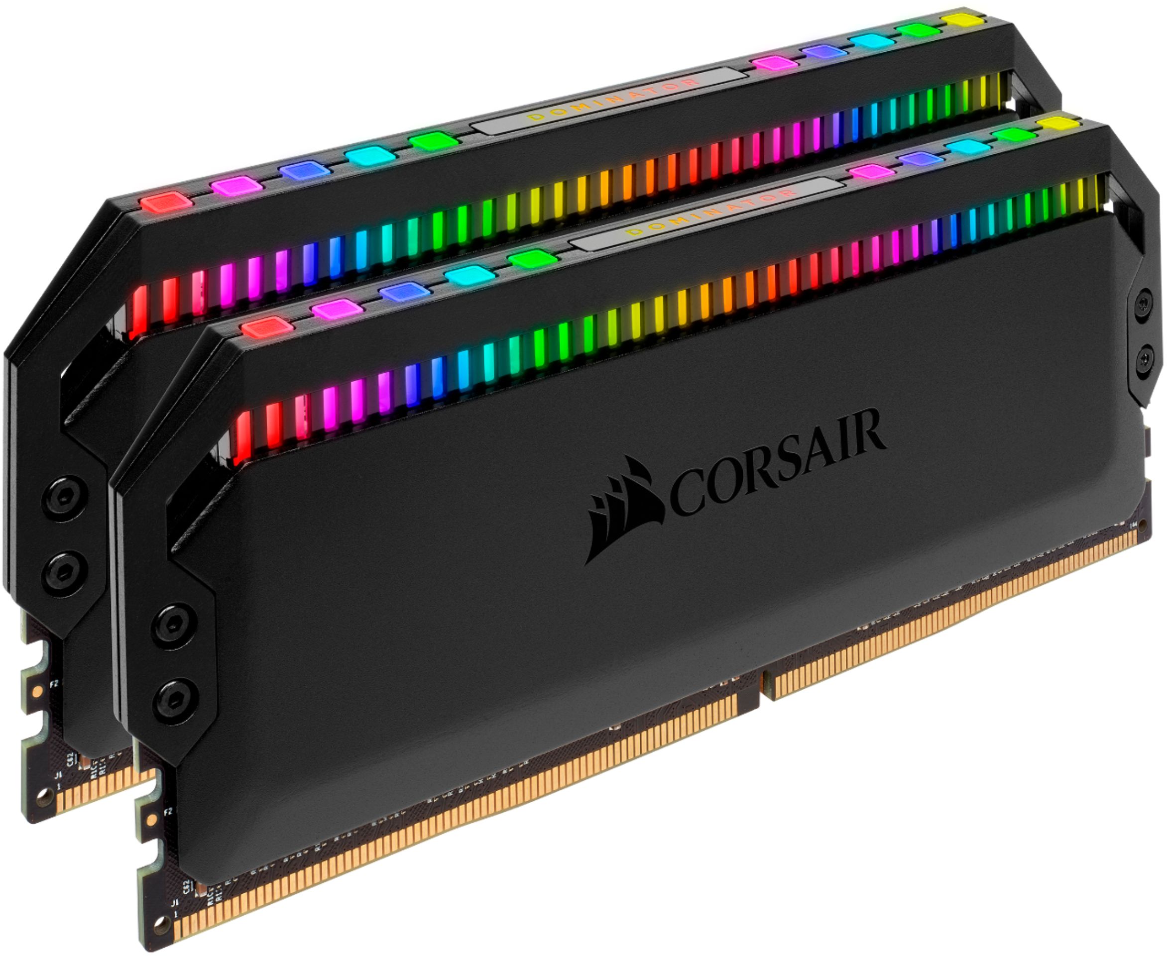 CORSAIR VENGEANCE PRO CMW32GX4M2E3200C16 RGB 32 GB (2PK X 16GB) 3200MHz DDR4  C16 DIMM Desktop Memory Black CMW32GX4M2E3200C16 - Best Buy