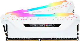 CORSAIR - VENGEANCE PRO 32GB (2PK x 16GB) 3200MHz DDR4 C16 DIMM Desktop Memory with RGB lighting