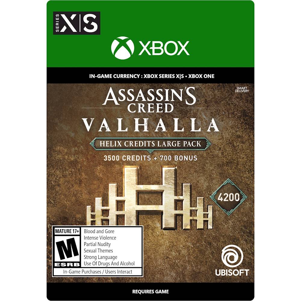 Assassin's Creed Valhalla Helix Credits Large Pack 4,200 Credits - Xbox One, Xbox Series S, Xbox Series X [Digital]