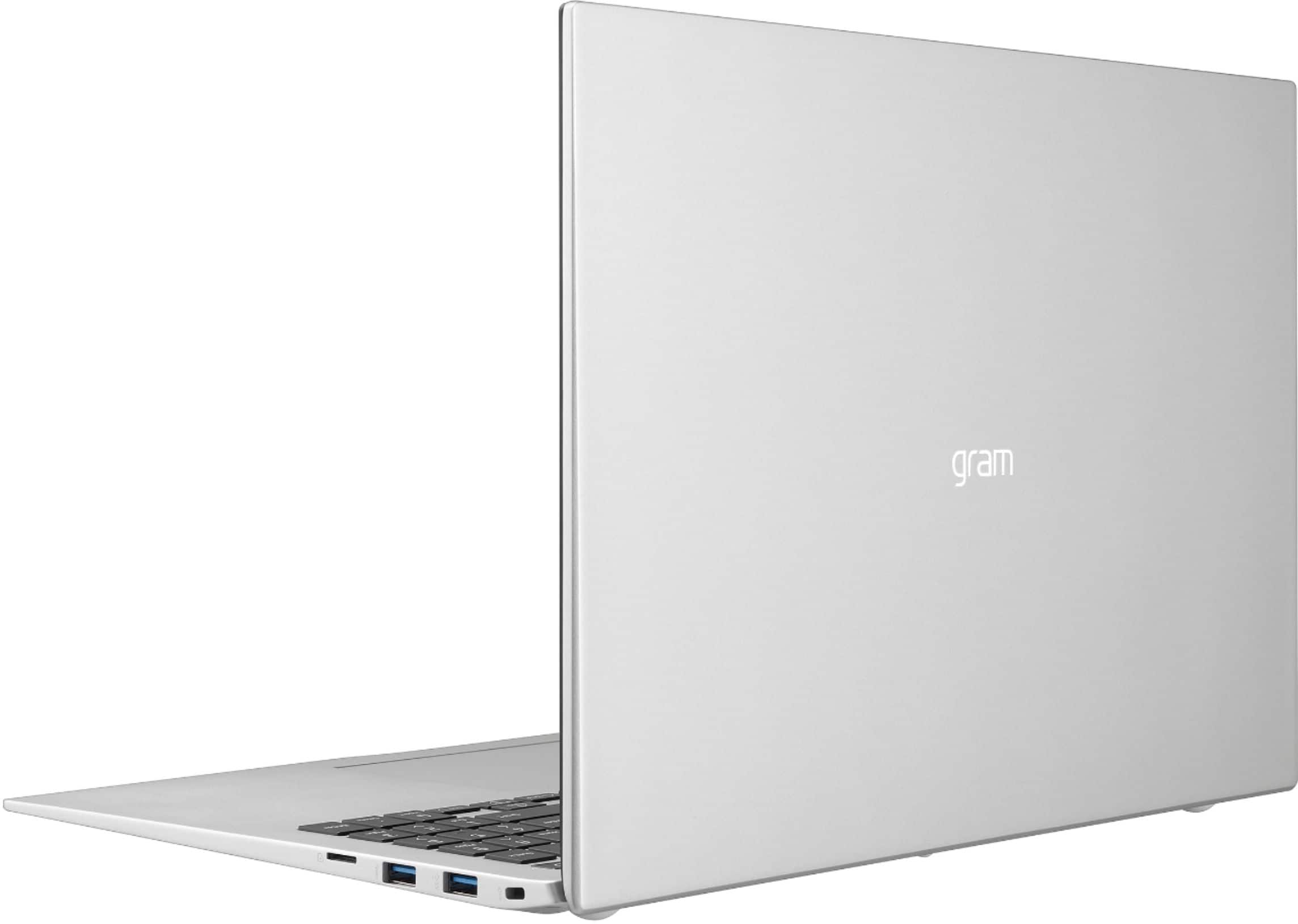 Alt View 14. LG - gram 16” WQXGA Laptop – Intel Evo Platform Core i7 – 16GB RAM – 1TB NVMe Solid State Drive - Silver.