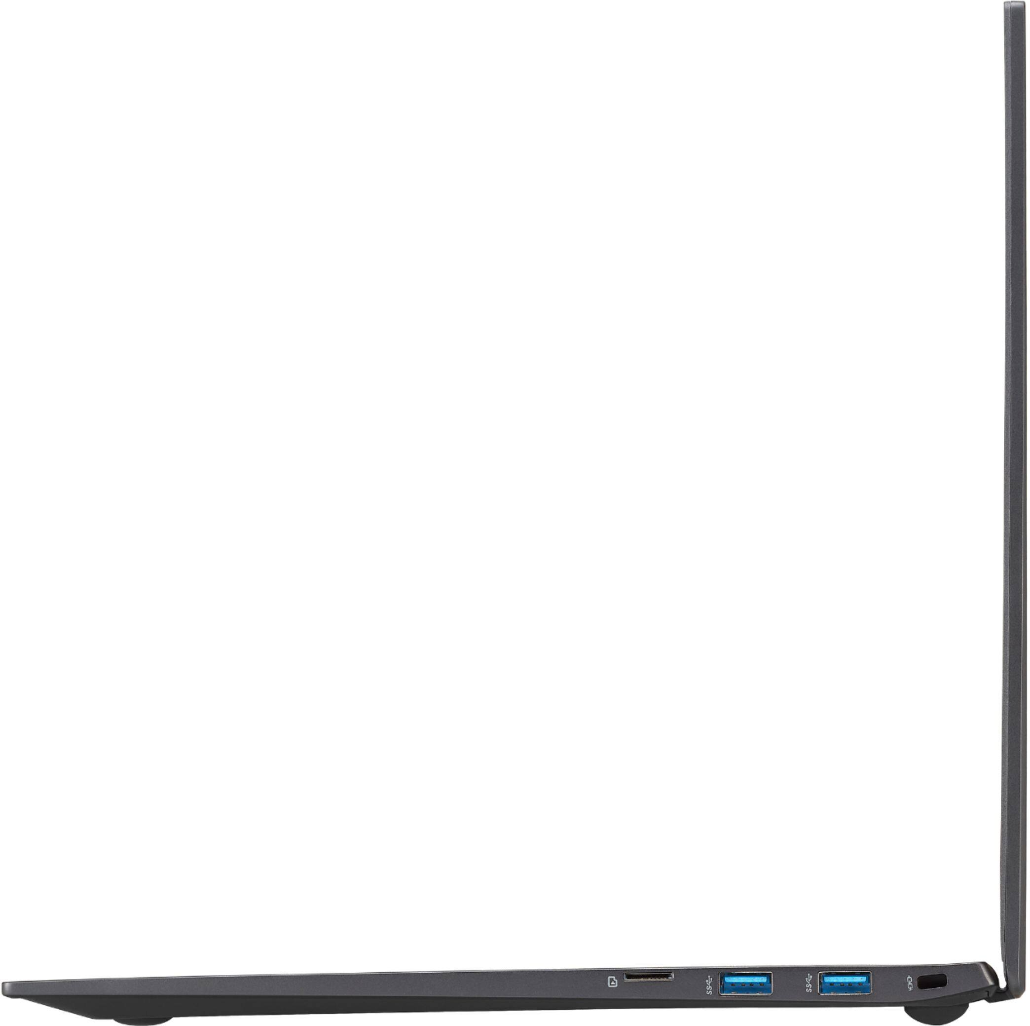 Alt View 12. LG - gram 16” WQXGA Laptop – Intel Evo Platform Core i7 – 16GB RAM – 1TB NVMe Solid State Drive - Black.