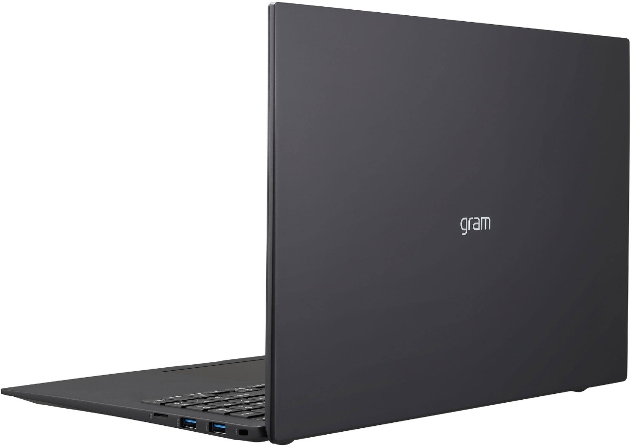 Alt View 19. LG - gram 16” WQXGA Laptop – Intel Evo Platform Core i7 – 16GB RAM – 1TB NVMe Solid State Drive - Black.