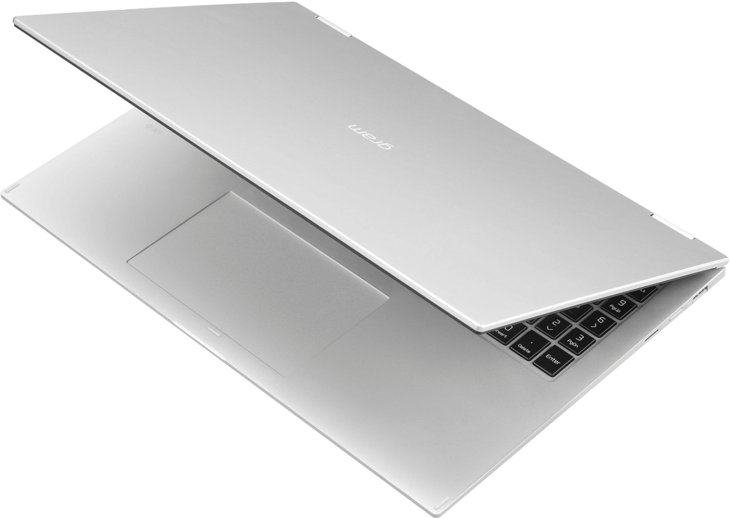 Alt View 22. LG - gram 2-in-1 16” WQXGA Laptop – Intel Evo Platform Core i7 – 16GB RAM – 2TB NVMe Solid State Drive.