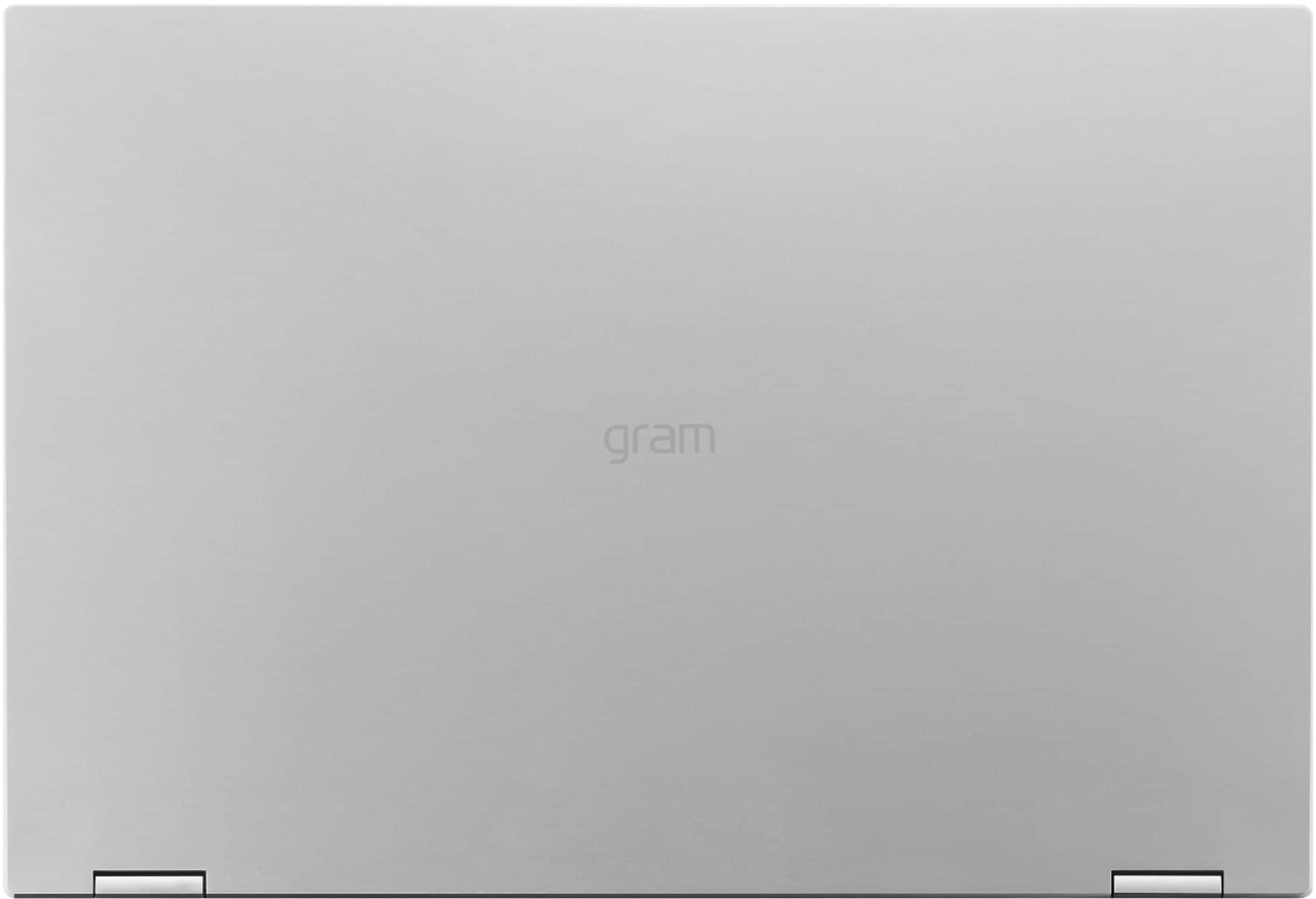 Alt View 3. LG - gram 2-in-1 16” WQXGA Laptop – Intel Evo Platform Core i7 – 16GB RAM – 2TB NVMe Solid State Drive.