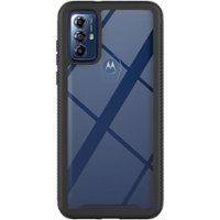 SaharaCase - GRIP Series Carrying Case for Motorola Moto G Play (2021) - Black - Left_Zoom