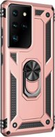 SaharaCase - Military Kickstand Series Case for Samsung Galaxy S21 Ultra 5G - Rose Gold - Angle_Zoom