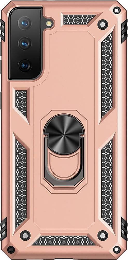 Alt View 1. SaharaCase - Military Kickstand Series Case for Samsung Galaxy S21+ 5G - Rose Gold.