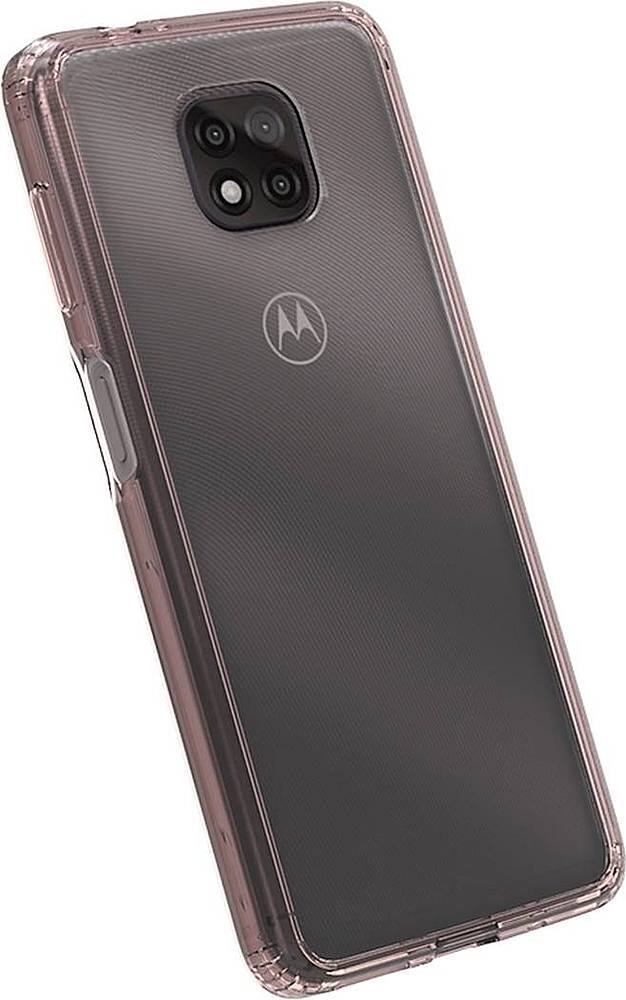 Alt View 11. SaharaCase - Hard Shell Series Case for Motorola Moto G Power (2021) - Clear Rose Gold.