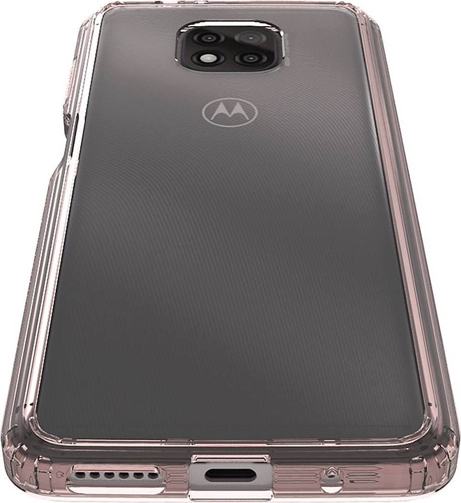 Alt View 14. SaharaCase - Hard Shell Series Case for Motorola Moto G Power (2021) - Clear Rose Gold.