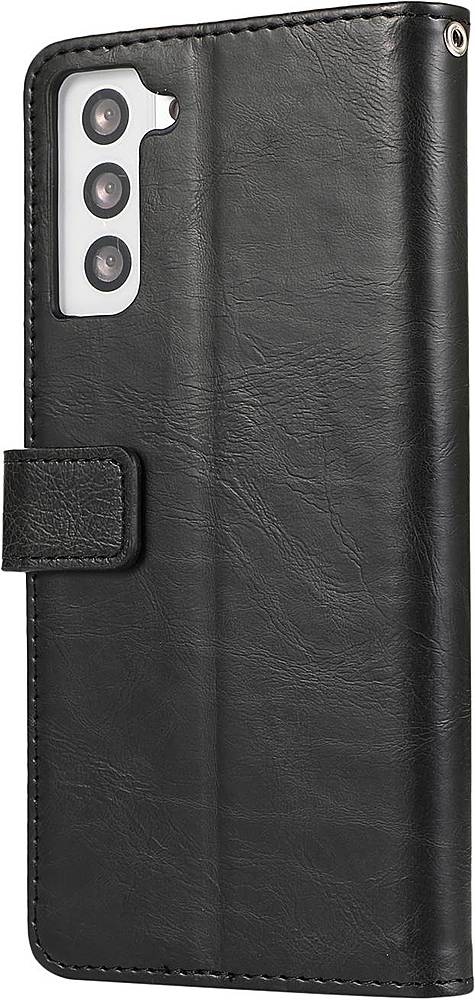 SaharaCase - Folio Wallet Case for Samsung Galaxy S21+ 5G - Black
