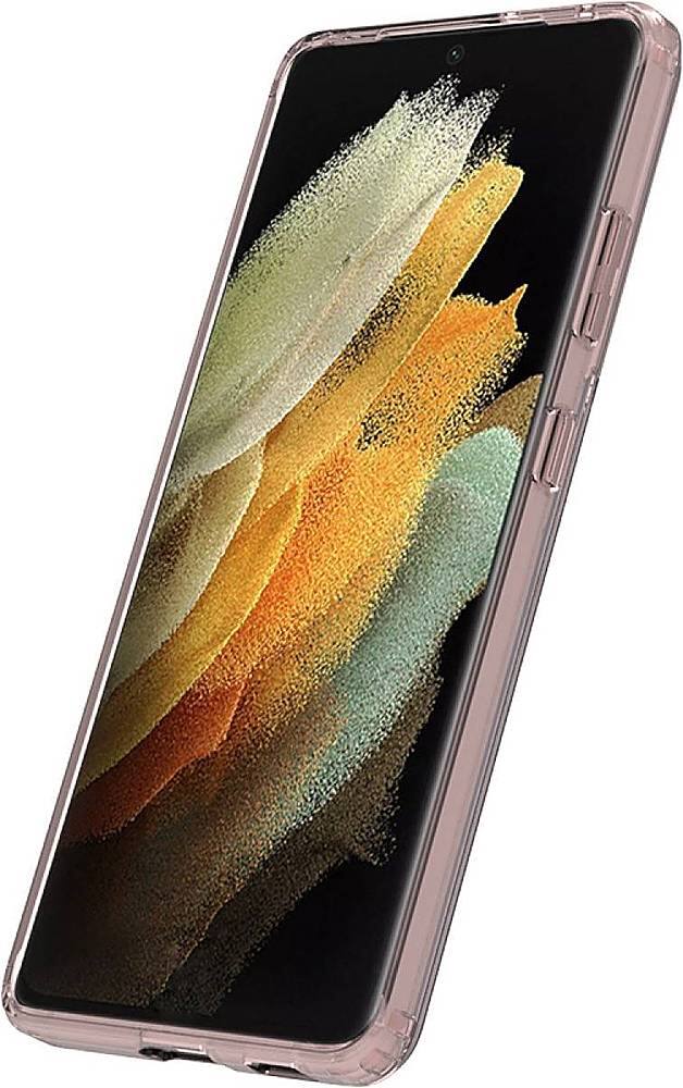 Alt View 12. SaharaCase - Hard Shell Series Case for Samsung Galaxy S21 Ultra 5G - Clear Rose Gold.