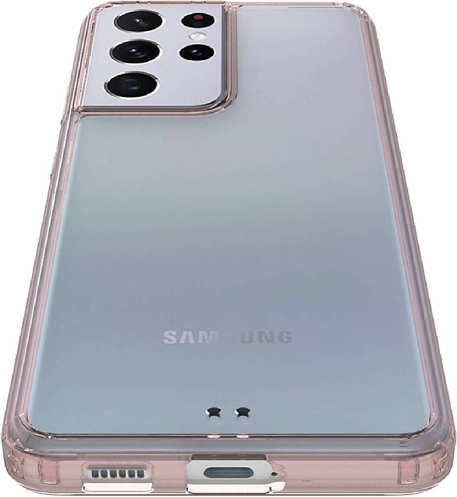 Alt View 13. SaharaCase - Hard Shell Series Case for Samsung Galaxy S21 Ultra 5G - Clear Rose Gold.