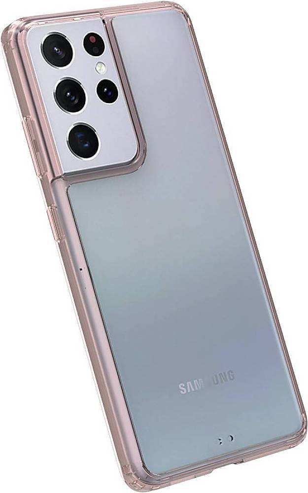 Alt View 15. SaharaCase - Hard Shell Series Case for Samsung Galaxy S21 Ultra 5G - Clear Rose Gold.