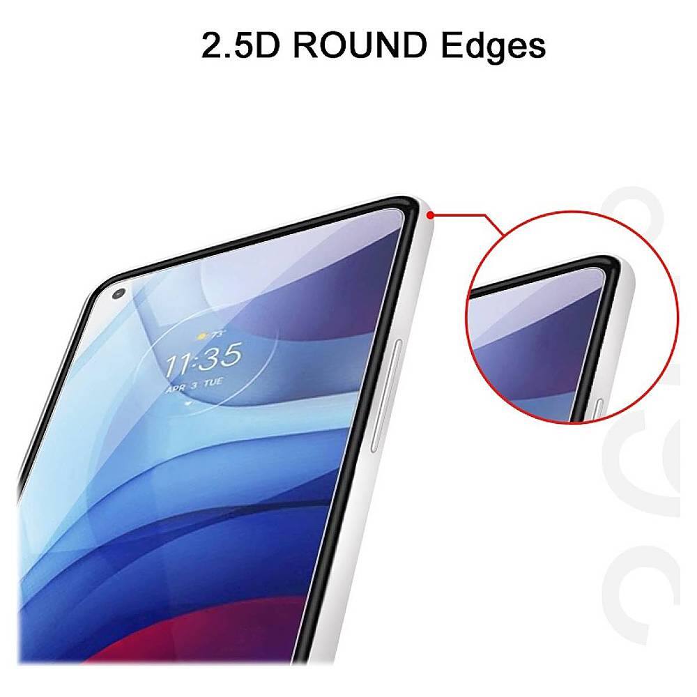 Alt View 14. SaharaCase - Ultra Strong+ ZeroDamage HD Glass Screen Protector for Motorola Moto G Power (2021) - Clear.