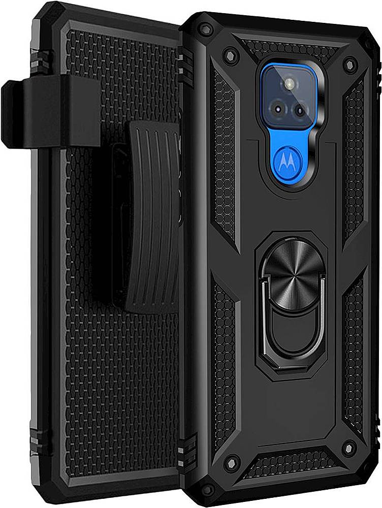 Echt Verwoesten koepel Best Buy: SaharaCase Military Kickstand Series Carrying Case for Motorola  Moto G Play (9th Gen) 2021 Black CP00004