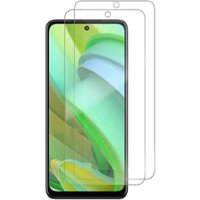 SaharaCase - Ultra Strong+ ZeroDamage HD Glass Screen Protector for Motorola One 5G Ace (2021) - Clear - Angle_Zoom