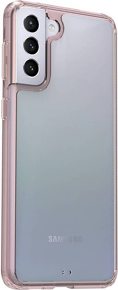 Angle View: SaharaCase - Hard Shell Series Case for Samsung Galaxy S21+ 5G - Clear Rose Gold