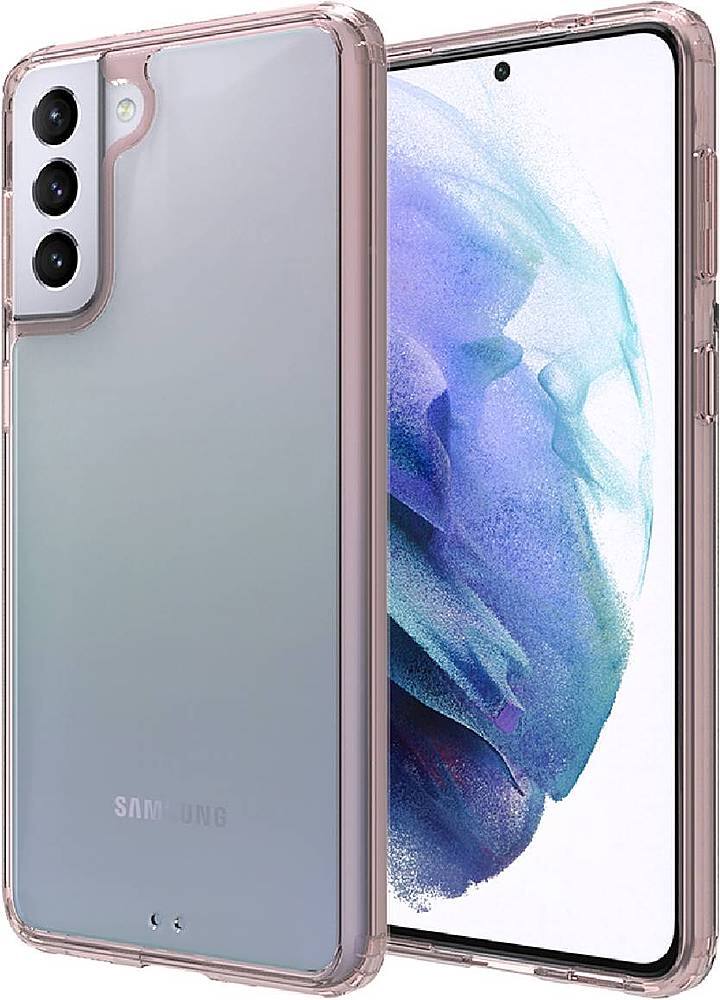 Alt View 11. SaharaCase - Hard Shell Series Case for Samsung Galaxy S21+ 5G - Clear Rose Gold.
