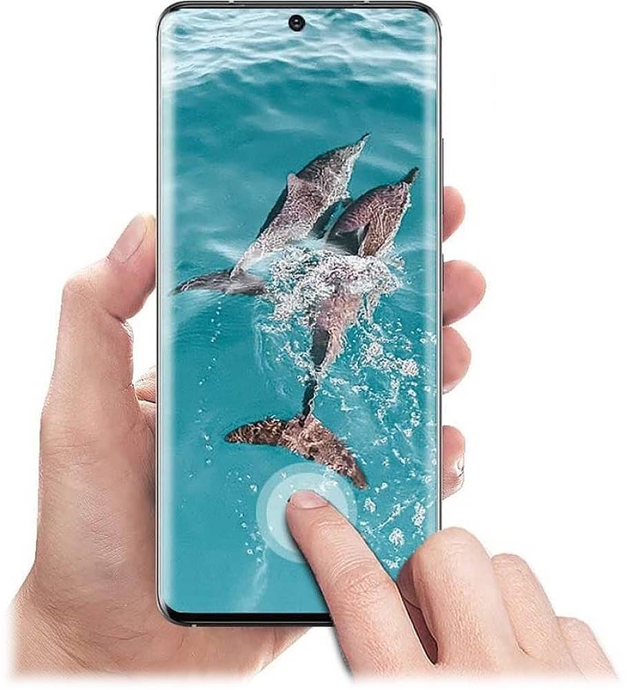 Alt View 12. SaharaCase - ZeroDamage Glass Screen Protector for Samsung Galaxy S21 Ultra 5G - Clear.