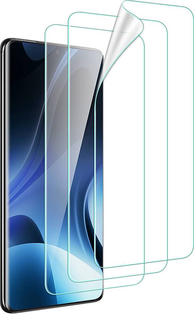Angle View: SaharaCase - ZeroDamage Flexon Film Screen Protector for Samsung Galaxy S21 Ultra 5G (3-Pack) - Clear