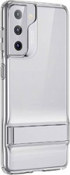 SaharaCase - AirBoost Shield Case for Samsung Galaxy S21+ 5G - Clear - Angle_Zoom