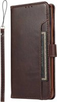 SaharaCase - Folio Wallet Case for Samsung Galaxy S21 Ultra 5G - Brown - Left_Zoom