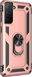 SaharaCase - Military Kickstand Series Case for Samsung Galaxy S21 5G - Rose Gold - Angle_Zoom