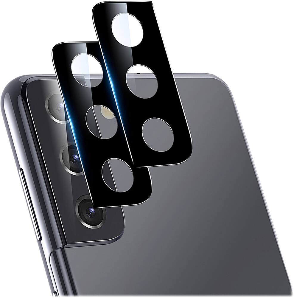 Alt View 11. SaharaCase - FlexiGlass Camera Lens Protector for Samsung Galaxy S21 5G (2-Pack) - Black.