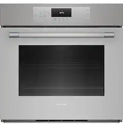 Thermador - Masterpiece 30" 4.6 Cu. Ft. Built-In Single Electric True Convection Wall Oven with Professional Handle, HomeConnect - Stainless Steel - Front_Zoom
