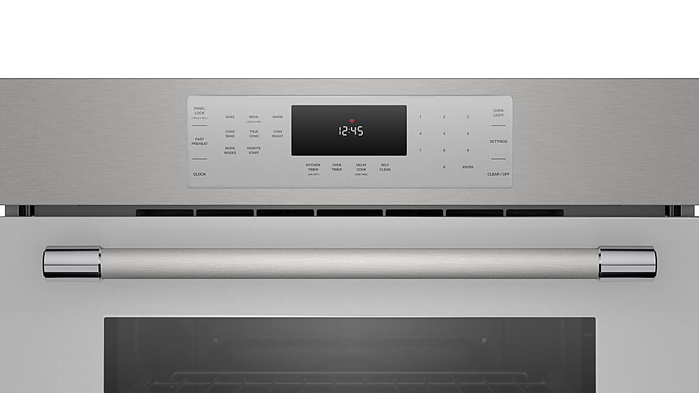 Alt View 2. Thermador - Masterpiece 30" Built-In Single Electric Convection Wall Oven with Professional Handle, HomeConnect - Stainless Steel.