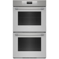 Thermador - Masterpiece 30" Built-In Double Electric Convection Wall Oven with Professional Handle, HomeConnect - Silver - Front_Zoom