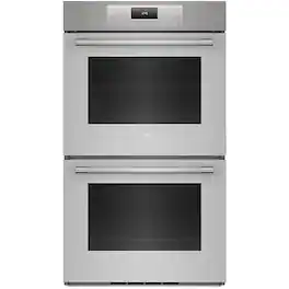 Thermador - Masterpiece Series 30" Built-In Double Electric Convection Wall Oven with Professional Handle and Wifi - Silver