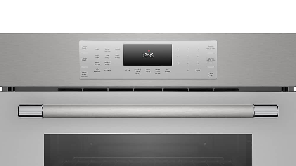 Alt View 2. Thermador - Masterpiece Series 30" Built-In Double Electric Convection Wall Oven with Professional Handle and Wifi - Silver.