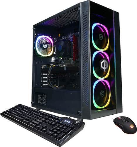 CyberPowerPC - Gamer Xtreme Gaming Desktop - Intel Core i5-10600KF - 16GB Memory - NVIDIA GeForce RTX 3060 Ti - 1TB HDD + 500GB SSD - Black