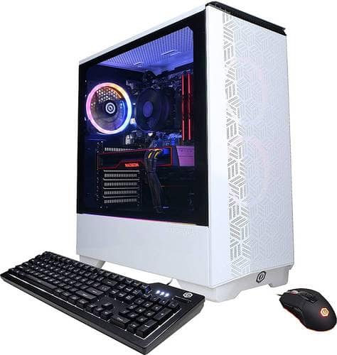 CyberPowerPC - Gamer Master Gaming Desktop - AMD Ryzen 5 5600X - 8GB Memory - AMD Radeon RX 6800 - 500GB SSD - White