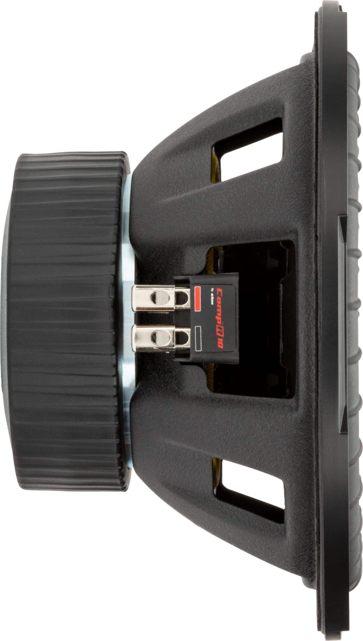 Alt View 13. KICKER - CompR 10" Dual-Voice-Coil 2-Ohm Subwoofer - Black.