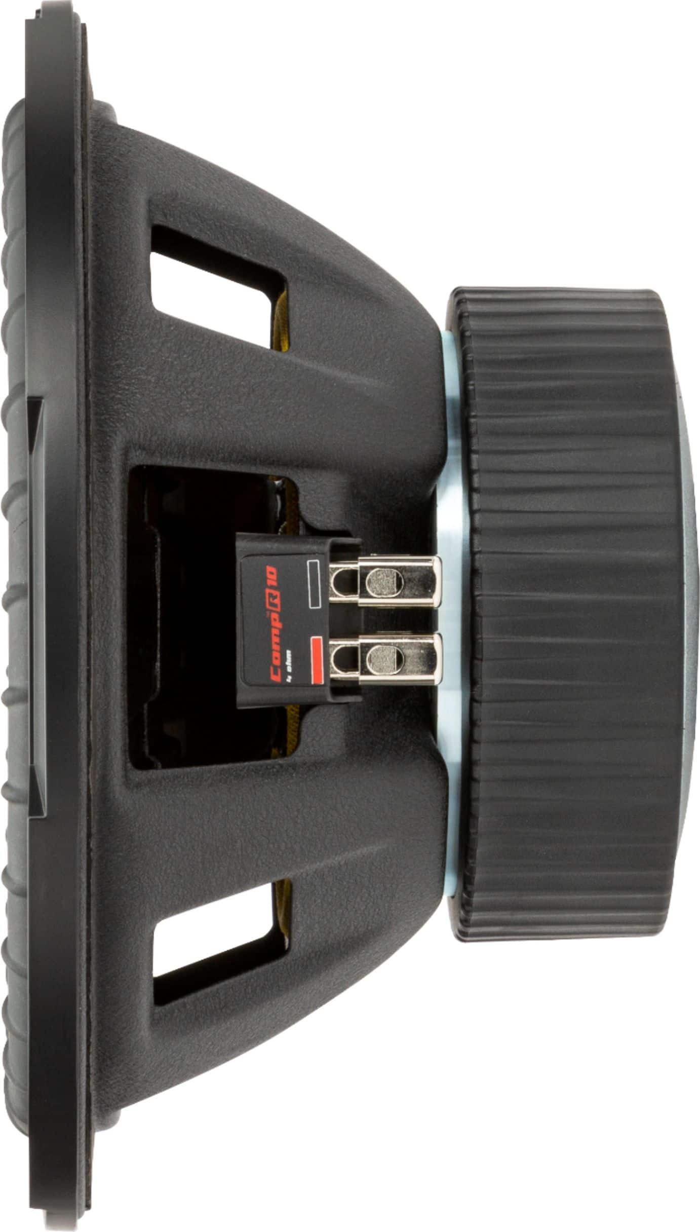 Alt View 14. KICKER - CompR 10" Dual-Voice-Coil 2-Ohm Subwoofer - Black.