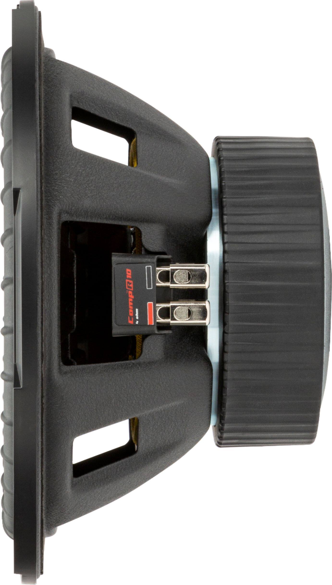 Alt View 14. KICKER - CompR 10" Dual-Voice-Coil 2-Ohm Subwoofer - Black.